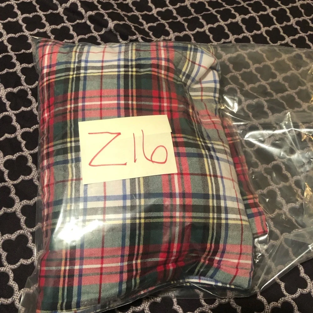 Polo Ralph Lauren Men's Red Plaid Sleep Shirt Pajama Top Size Medium Z16